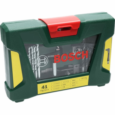 Bosch 41dílná sada vrtáků V-Line s úhlovým šroubovákem (2...