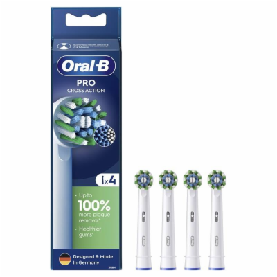 Oral-B EB 50-4 PRO Cross Action Náhradní hlavice, 4 ks