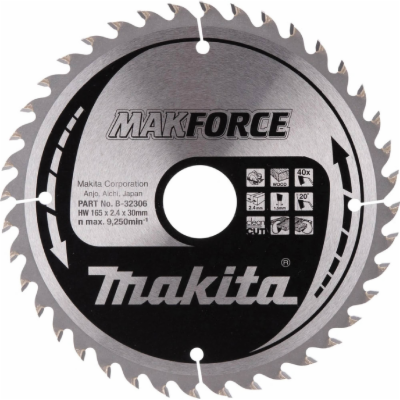 Makita kotouč pilový dřevo MAKFORCE 165x2.4x30mm 40Z (B-3...