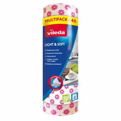 Vileda 159516 Light & Soft Role, 40 ks