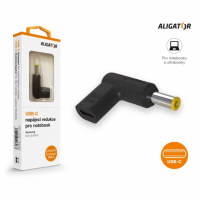 Aligator USB-C napájecí redukce 5,5x3,0 mm pro notebooky ...