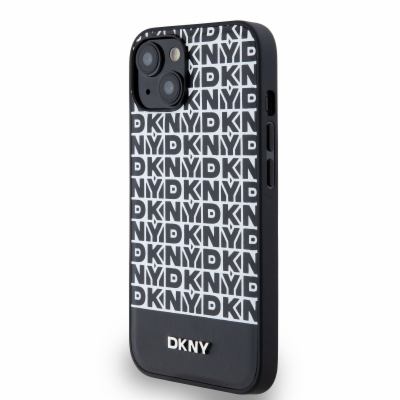 DKNY PU Leather Repeat Pattern Bottom Stripe MagSafe Zadn...