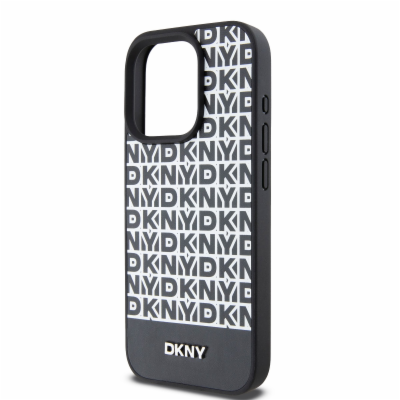 DKNY PU Leather Repeat Pattern Bottom Stripe MagSafe Zadn...