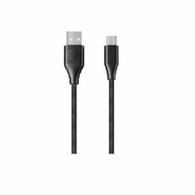 Datový kabel Forever Core USB/microUSB 1,5m 3A textilní č...