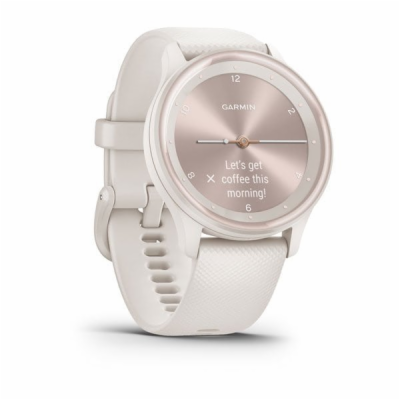 Garmin vívomove Sport,Peach Gold/White, silikonový řemínek