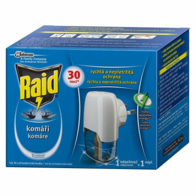 Raid elektrický odpařovač s tekutou náplní 30 nocí 21ml +...