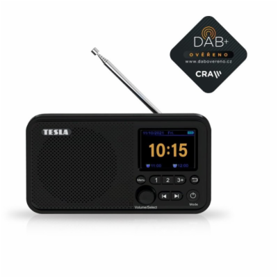 TESLA Sound DAB75 - rádio s DAB+ certifikací