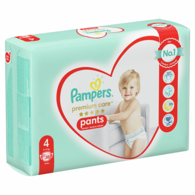 Pampers Plenkové Kalhotky Premium Care Velikost 4, 38 Kus...