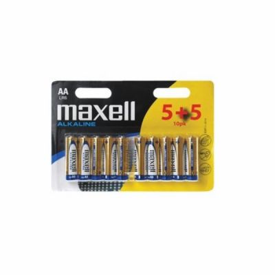 MAXELL Alkalická baterie AA (R6), blistr 10 ks