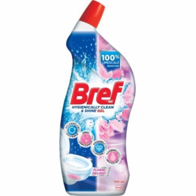 Bref WC čistič Hygiene Gel Floral 700ml