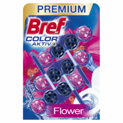 Bref WC blok Color Aktiv Fresh Flower 3x50g