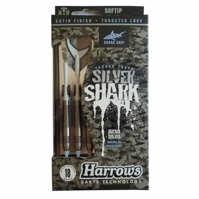 Šipky HARROWS SOFT SILVER SHARK 18g