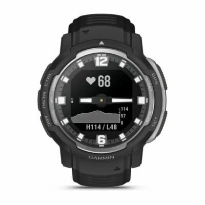 Garmin Instinct Crossover - Standard Edition, Černý