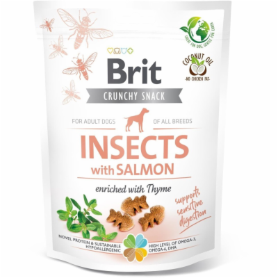 Brit Care Dog Crunchy Cracker. Insects with Salmon enrich...