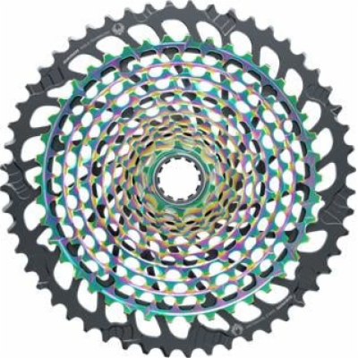 SRAM XG-1299 Eagle - 10-52 zubů - Rainbow