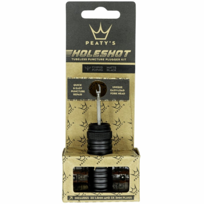 PEATY S HOLESHOT TUBELESS PUNCTURE PLUGGER KIT - BLACK (P...