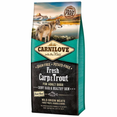 Carnilove Dog Fresh Carp & Trout 12kg granule pro psy