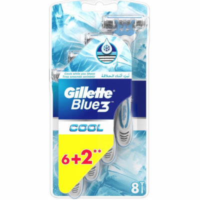 Gillette Blue3 Comfort jednorázová holítka 6+2 ks