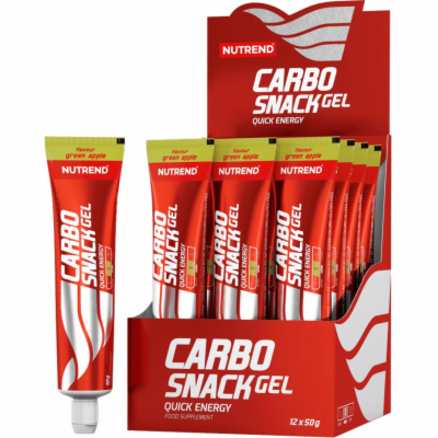 Nutrend CARBOSNACK tuba 50 g, zelené jablko