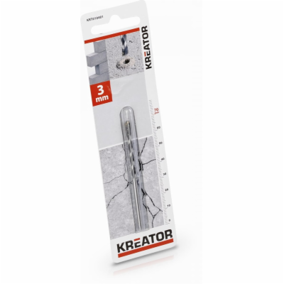 Kreator KRT010401 - Vrták do betonu 3x70 mm