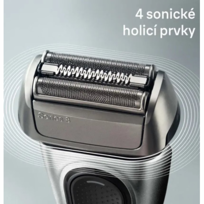 Braun SERIES 8 8413s, černý/šedý