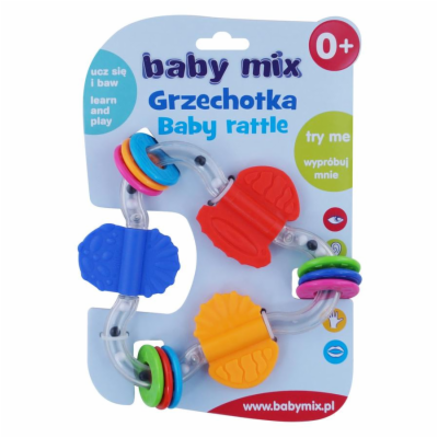 Baby Mix Dětské chrastítko barevný trojuhelník