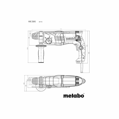 Metabo KHE 2645 Kombinované kladivo (601710500)