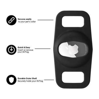 Case Mate Dog Collar Mount, black - Apple AirTag