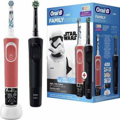 Oral-B Vitality PRO D103 Cross Action Black + Vitality Ki...