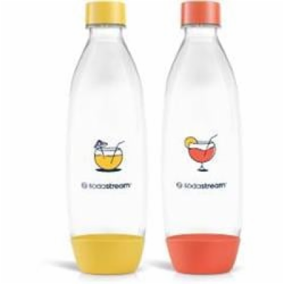 SodaStream Lahev FUSE 2x 1 l, oranžová/žlutá