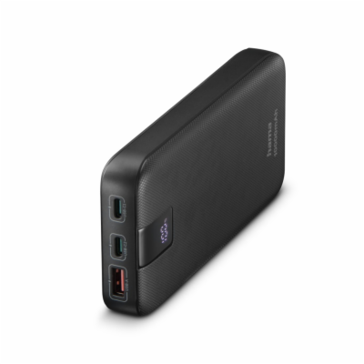 Hama PD 10 powerbanka, 10000 mAh, 3 výstupy: 2x USB-C, 1x...