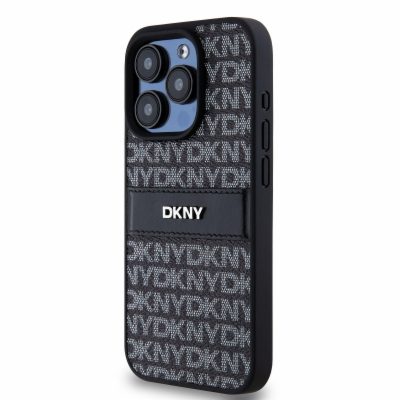 DKNY PU Leather Repeat Pattern Tonal Stripe Zadní Kryt pr...