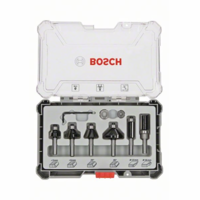 Sada fréz Bosch - 8mm /sada 6ks/ Bosch Sada fréz s 8mm vř...