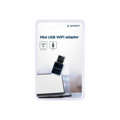 GEMBIRD WNP-UA300-01 Mini USB WiFi adapter 300 Mbps