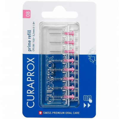 Curaprox Prime Refill 08 - 3,2mm / pink 8ks - náhrada