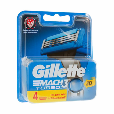 Gillette Mach 3 Turbo 4ks