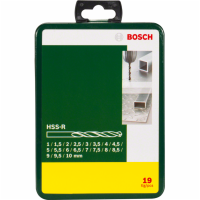 Bosch 19dílná sada vrtáků do kovu HSS-R (2.607.019.435)