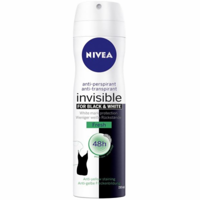 Nivea Invisible Black & White Antiperspirant Spray Fresh ...