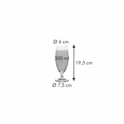 Tescoma Sklenice na pivo CREMA, 300 ml  