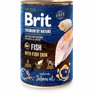 Brit Premium by Nature Fish with Fish Skin 400g konzerva ...