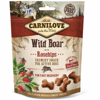 Carnilove Dog Crunchy Snack Wild Boar with Rosehips with ...