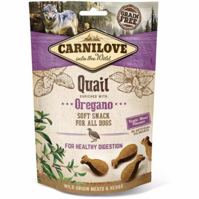 Carnilove Dog Semi Moist Snack Quail enriched with Oregan...