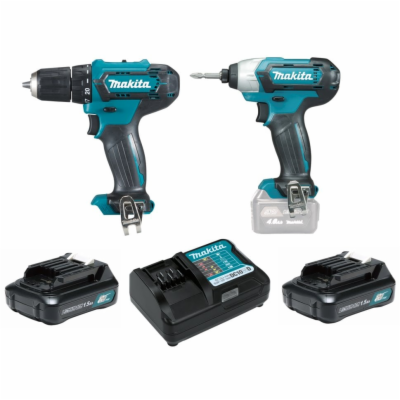 Makita CLX224X Aku sada DF333DZ+TD110DZ+2xaku+kufr Li-ion...