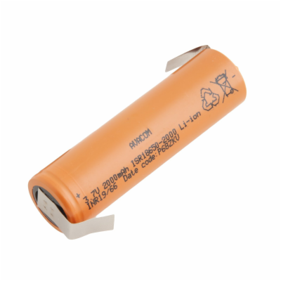 Nabíjecí průmyslová baterie 18650 Avacom 2000mAh 3,7V Li-...