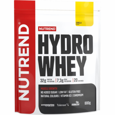 Nutrend HYDRO WHEY Syrovátkový izolát 800 g, vanilka