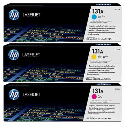 HP U0SL1AM - originální HP 131A CMY LJ Toner, 3-pack, U0S...