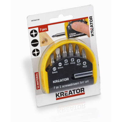 Kreator KRT064100 - Sada bitů 7 ks PZ/FL/PH