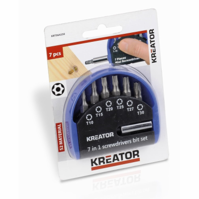 Kreator KRT064250 - Sada bitů 7 ks TORX