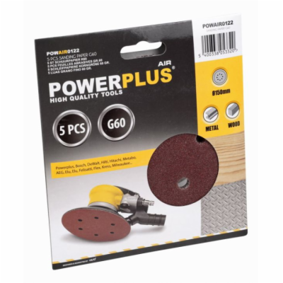 Powerplus POWAIR0122 - 5x brusný disk prům.150 G60