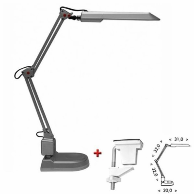 Ecolite lampa L50164-LED 8W stříbrná